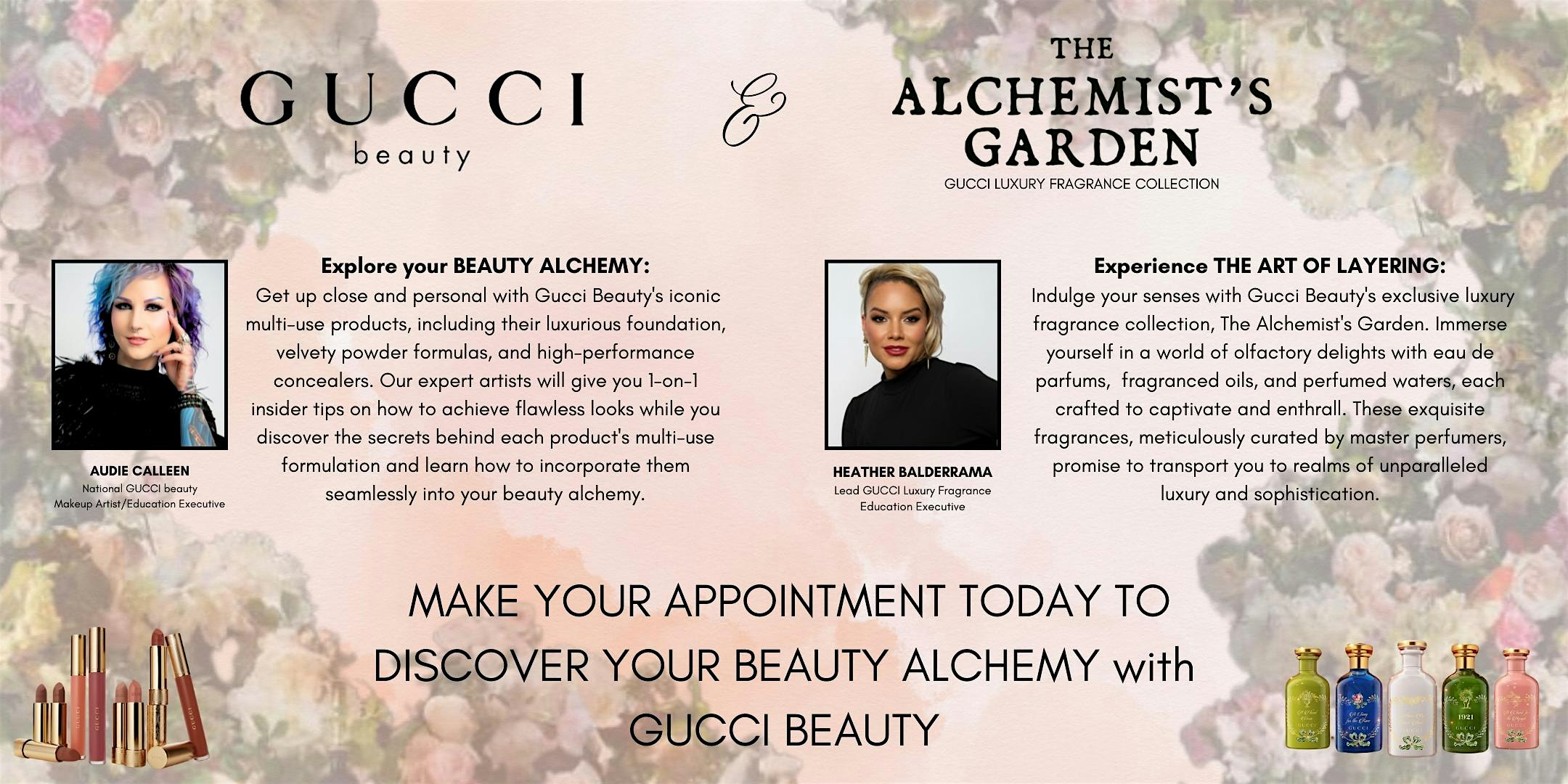WORLD OF GUCCI - BEAUTY ALCHEMY EXPERIENCE at Nordstrom Bellevue