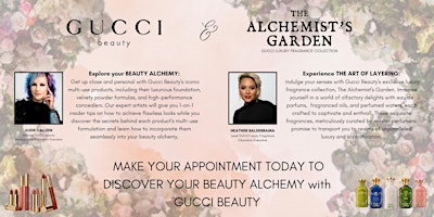 Imagem principal de WORLD OF GUCCI - BEAUTY ALCHEMY EXPERIENCE at Nordstrom Seattle
