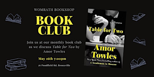 Imagem principal do evento Womrath Book Club - May 2024