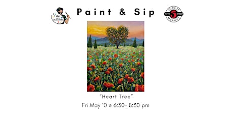 Paint and Sip - Heart Tree