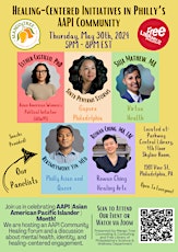 Asian American Healing Centered Initiatives Panel in Philadelphia