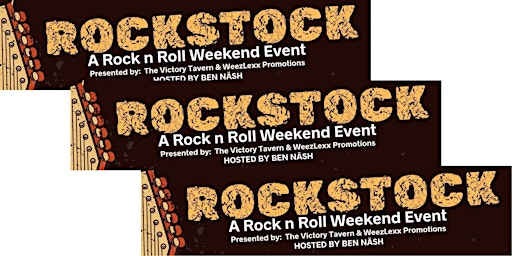 Primaire afbeelding van ROCKSTOCK - A 2 NIGHT ROCK n ROLL WEEKEND EVENT