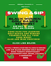Swing and Sip: Black Women's Golf Basics & Wine"