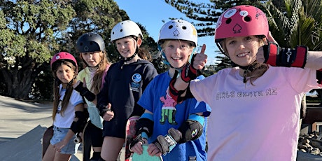 Girls Skate NZ Skateboarding Clinic- Wellsford Skatepark 2024
