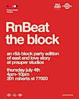 RnBeat The Block Presale: An R&B Block Party in the East End primary image
