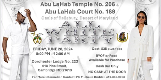Imagem principal do evento Abu LaHab All White Party 2024