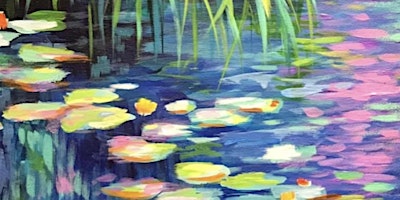 Primaire afbeelding van Monet’s Water Lilies II - Paint and Sip by Classpop!™