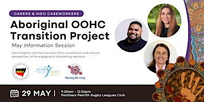 Imagem principal do evento Aboriginal OOHC Transition Project