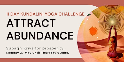 Imagem principal do evento Attract Abundance: 11 Days to Prosperity