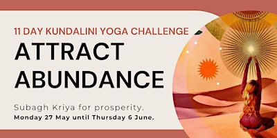 Attract Abundance: 11 Days to Prosperity primary image
