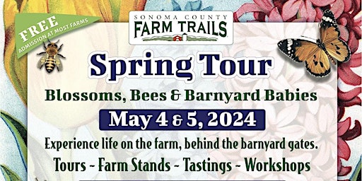 Spring Farm Tour: Blossoms, Bees & Barnyard Babies primary image