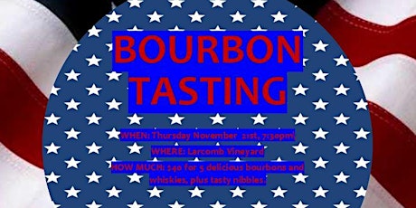 Thanksgiving Bourbon Tasting - Larcomb Vineyard primary image