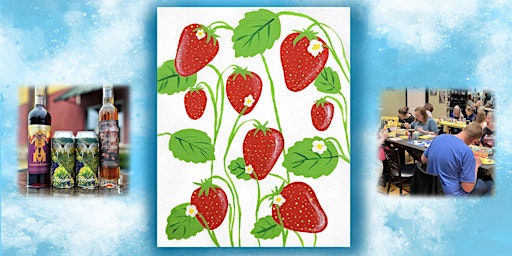 Paint & Drink at Manic Meadery: Strawberries primary image