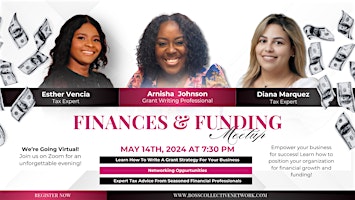 Networking Event - Like A Boss Meetup : Finances  & Funding primary image