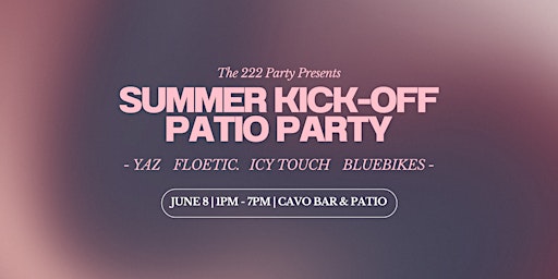 SUMMER KICK-OFF PATIO PARTY primary image