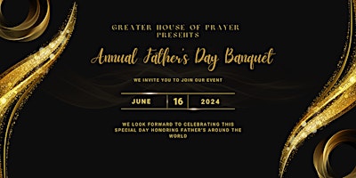 Imagem principal do evento GHOP's Annual Father's Day Banquet 2024