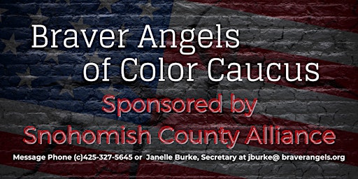 Imagem principal do evento Braver Angels of Color Caucus  Monthly Meeting