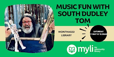 Music Fun with South Dudley Tom @ Wonthaggi Library primary image