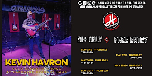 Kevin Havron Solo Acoustic Show @ Hanovers Pflugerville  primärbild