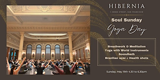 Imagem principal do evento Yoga with World Instruments | Hibernia Soul Sunday
