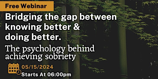 Imagen principal de The psychology behind achieving sobriety