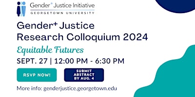Gender+ Justice Research Colloquium 2024 primary image