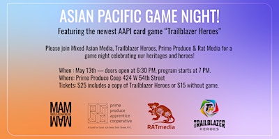 Imagem principal do evento Asian Pacific Game Night