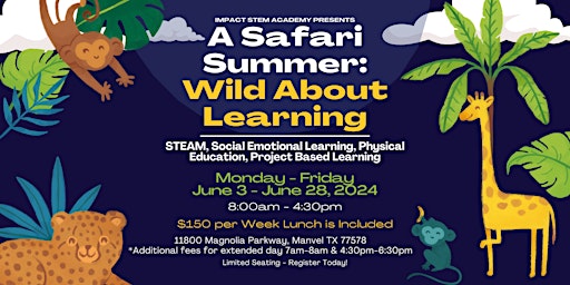Primaire afbeelding van A Safari Summer: Wild About Learning