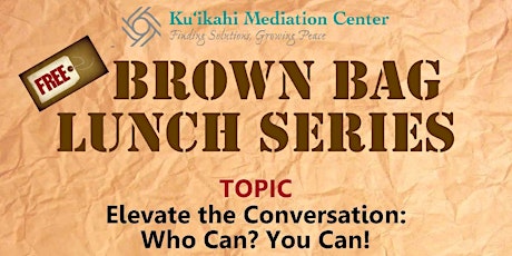 Free Brown Bag Talk