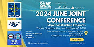 Primaire afbeelding van SAME DC - June 12 - 2024 June Joint Conference
