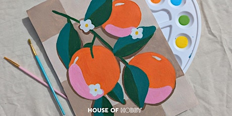 Painting & Prosecco - Orange Blossoms
