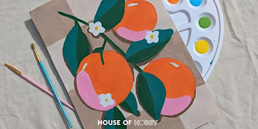 Primaire afbeelding van Painting & Prosecco - Orange Blossoms