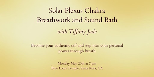 Solar Plexus Chakra Breathwork & Sound Bath primary image