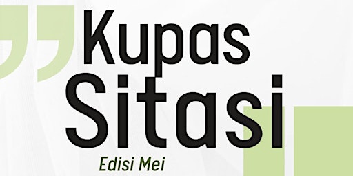 Image principale de [Offline] Kupas Sitasi Batch 3