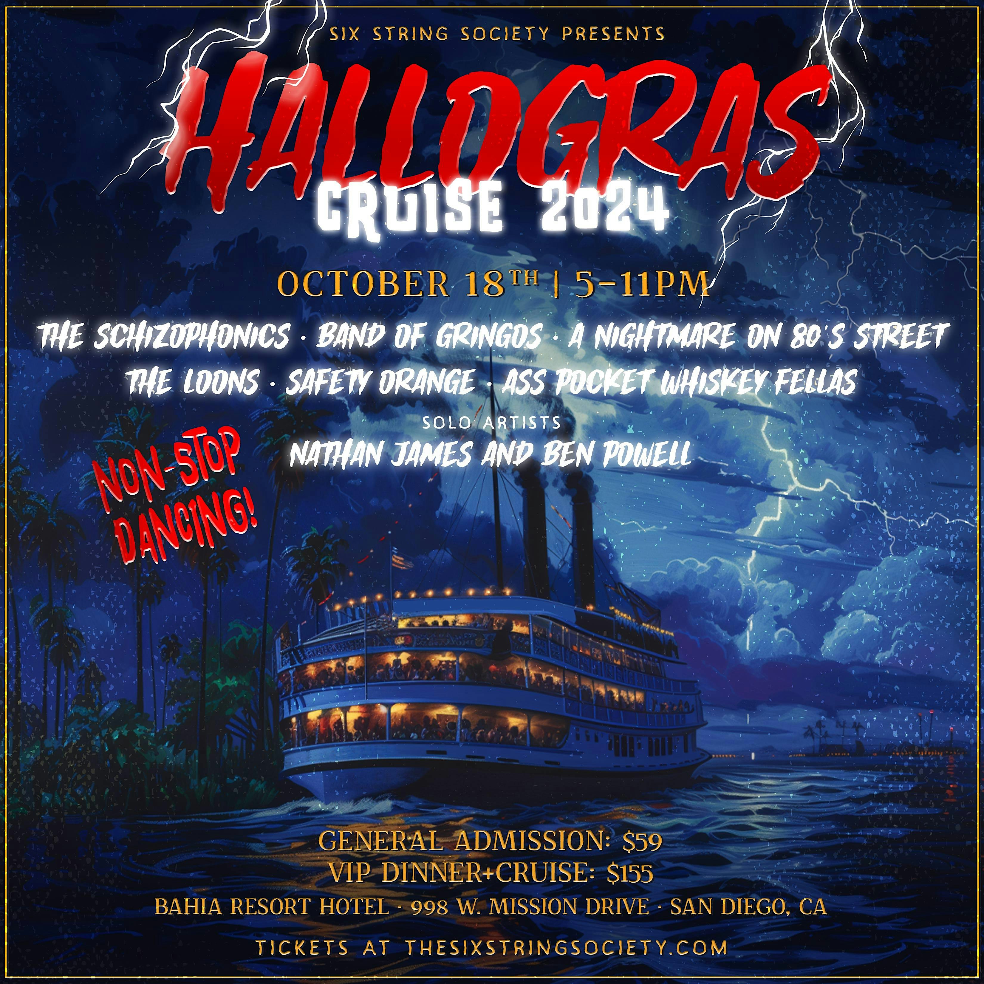 The Return of the HalloGras cruise by the Six String Society