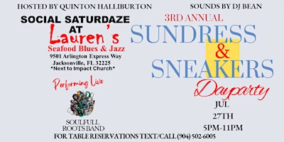 Social Saturdaze Sundress & Sneakers Day Party primary image