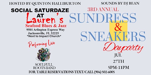 Social Saturdaze Sundress & Sneakers Day Party primary image