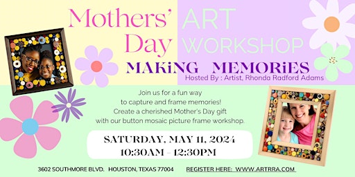 Primaire afbeelding van Mothers’ Day Art Workshop