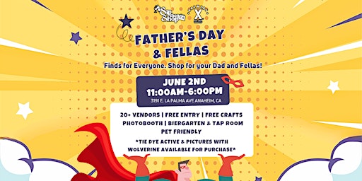 Imagem principal do evento Celebrate Father's Day & fellas with Sip Then Shop @ Brewery X
