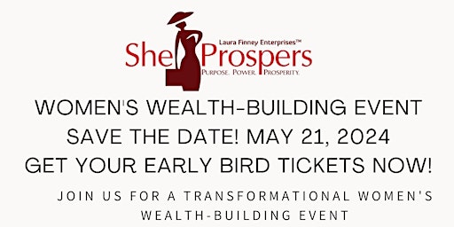 Image principale de Atlanta's Women's                   Wealth-Building Event