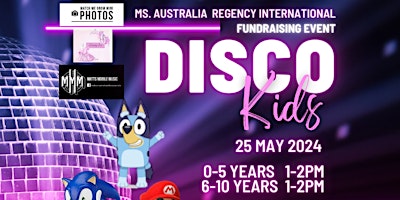 KIDS DISCO -FUND-RAISING EVENT primary image