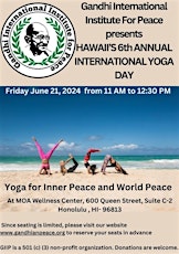 Hawaii's 6th Annual International Yoga Day