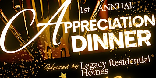 Hauptbild für Legacy Appreciation Dinner