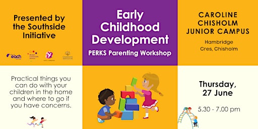 Primaire afbeelding van Early Childhood Development - PERKS Parenting Workshop