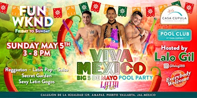 Imagen principal de Latin Fiesta Pool Party at Pool Club - 5 de Mayo ¡Viva México! Edition