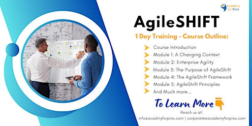 Primaire afbeelding van AgileSHIFT 1 Day Training in New York City, NY on May 16th, 2024