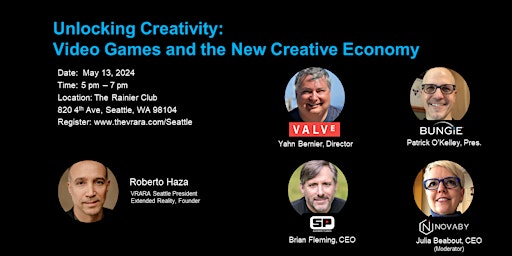 Imagem principal do evento Unlocking Creativity: Video Games and the New Creative Economy