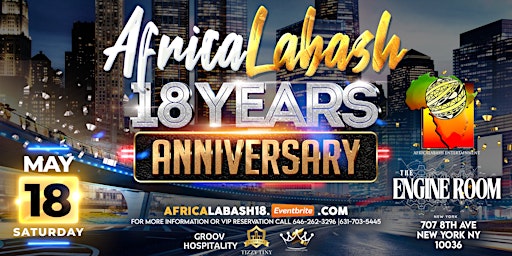 Imagem principal do evento AFRICALABASH 18 YEARS ANNIVERSARY