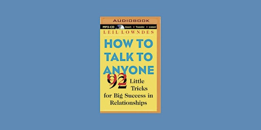 Imagem principal do evento download [ePub] How to Talk to Anyone by Leil Lowndes eBook Download