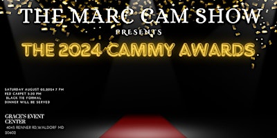 Imagem principal do evento THE 2024 MARC CAM SHOW CAMMY AWARDS